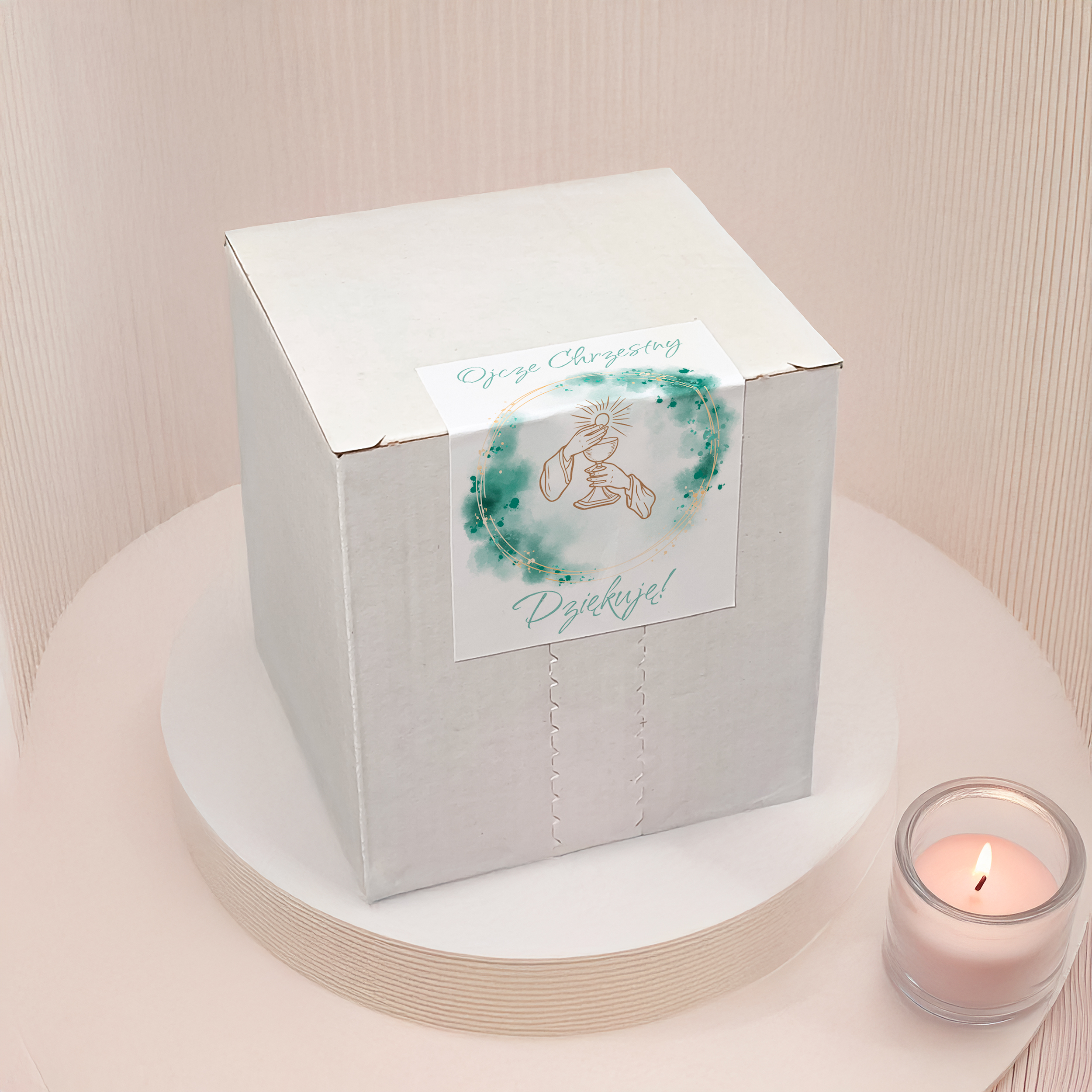 PODZIĘKOWANIE DLA OJCA CHRZESTNEGO PIERWSZA KOMUNIA PREZENT DLA CHRZESTNYCH - obrazek 2