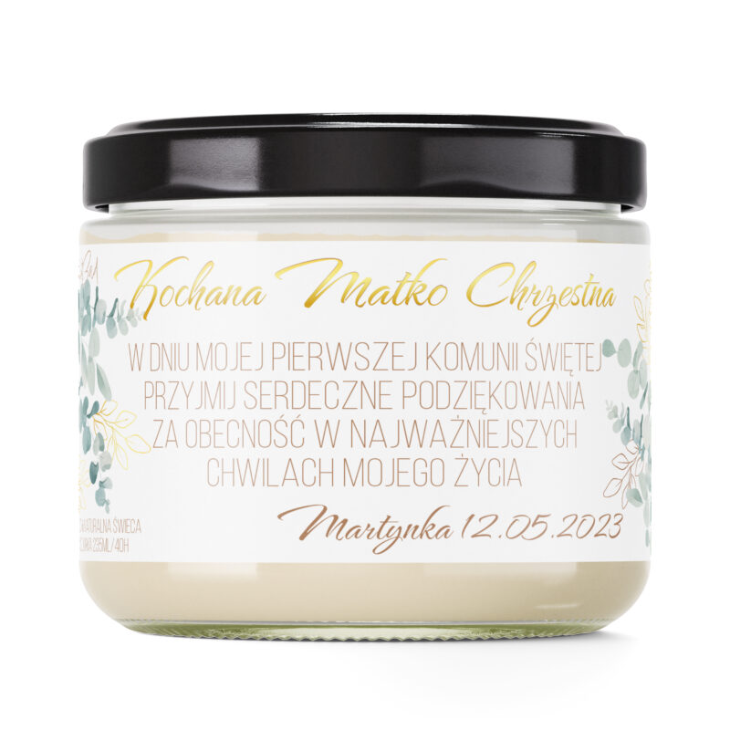 PODZIĘKOWANIE DLA MATKI CHRZESTNEJ PIERWSZA KOMUNIA PREZENT DLA CHRZESTNYCH