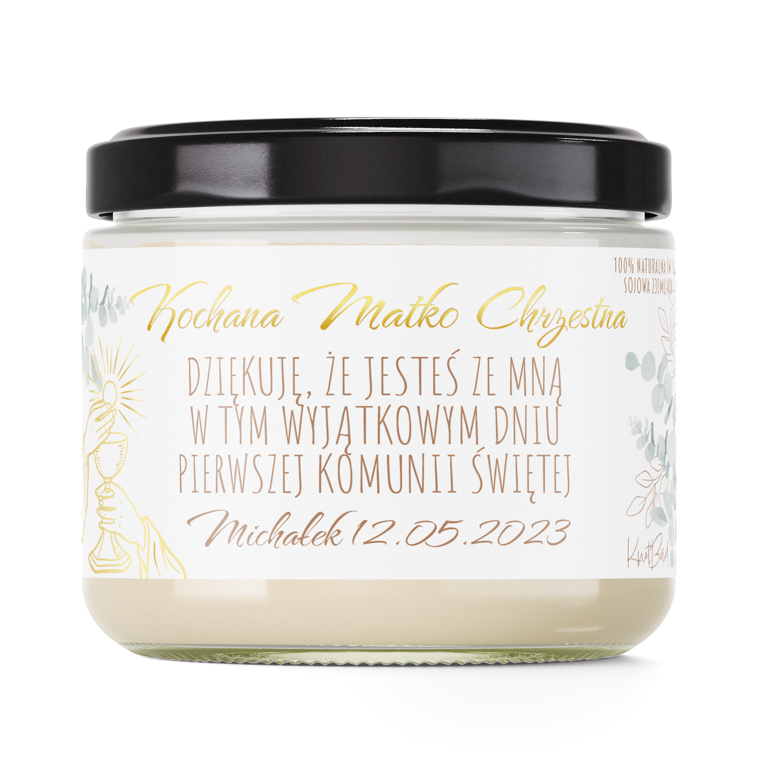 PODZIĘKOWANIE DLA MATKI CHRZESTNEJ PIERWSZA KOMUNIA PREZENT DLA CHRZESTNYCH