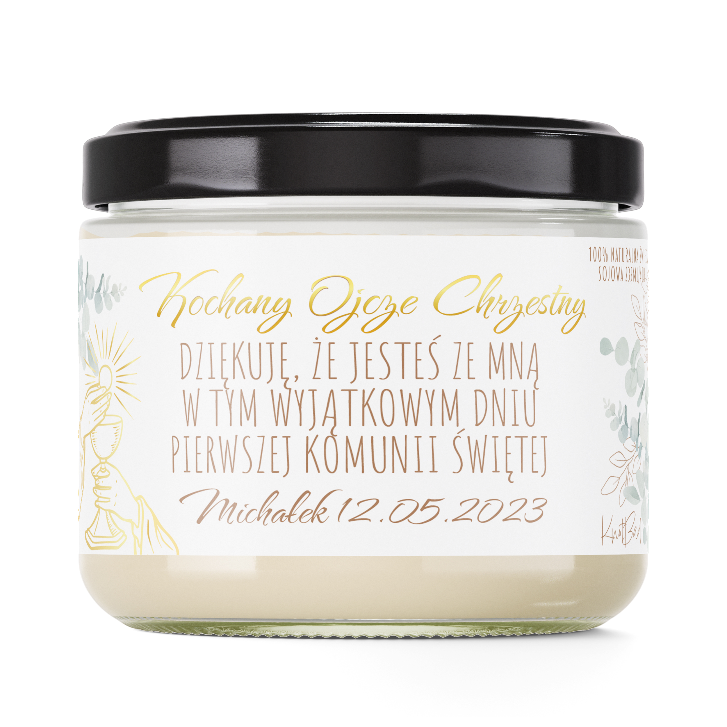 PODZIĘKOWANIE DLA OJCA CHRZESTNEGO PIERWSZA KOMUNIA PREZENT DLA CHRZESTNYCH