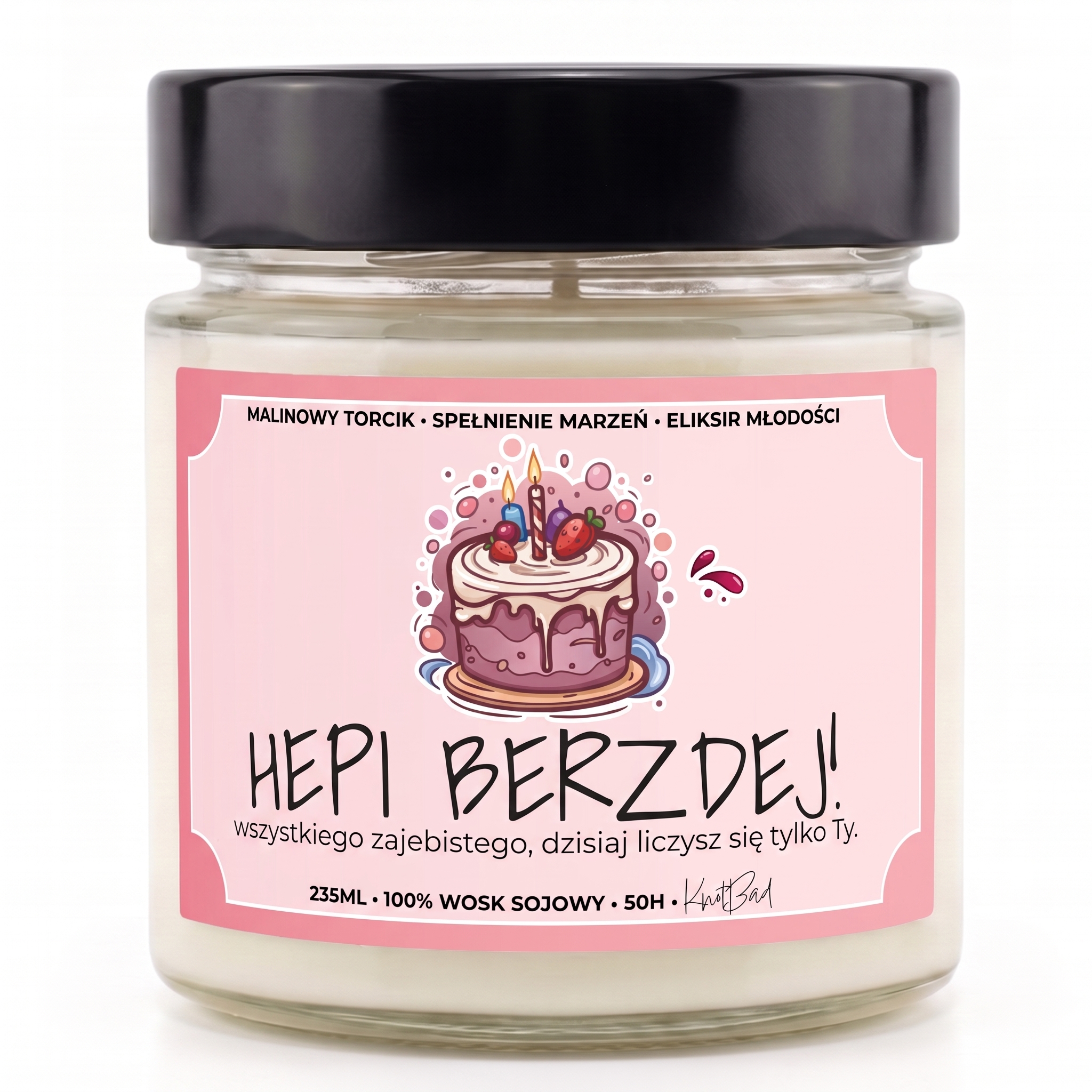 HEPI BERZDEJ! - świeca sojowa - obrazek 2