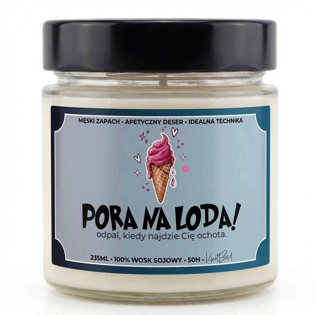 Pora na loda! - świeca sojowa - obrazek 2