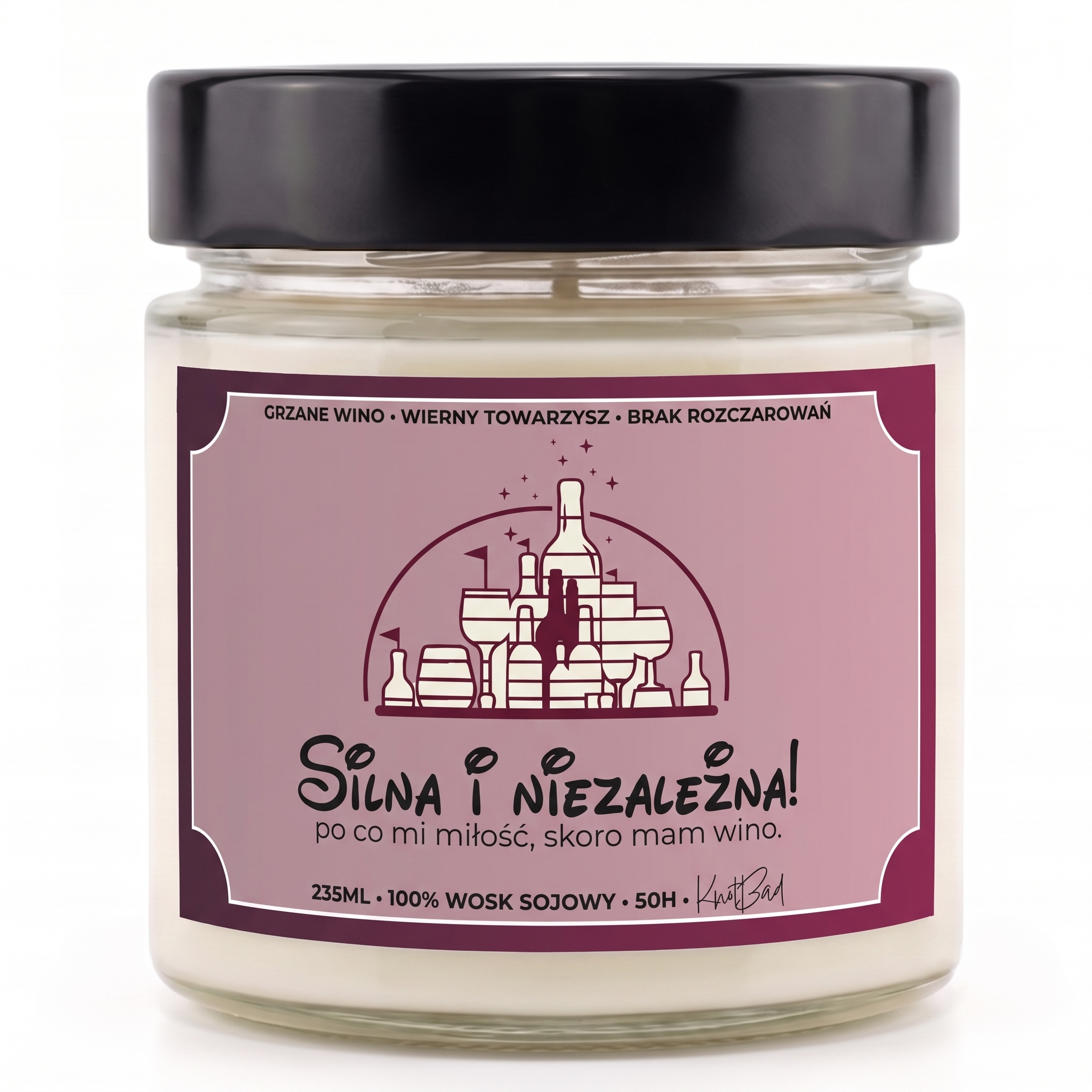 Silna i niezależna! - świeca sojowa - obrazek 2