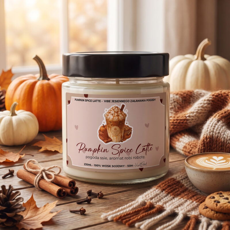 Pumpkin Spice Latte - świeca sojowa